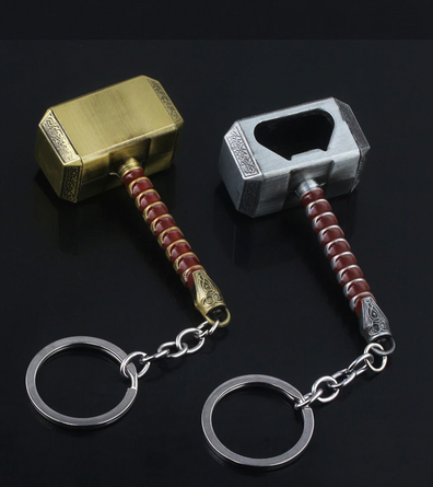 Llavero destapador martillo Thor